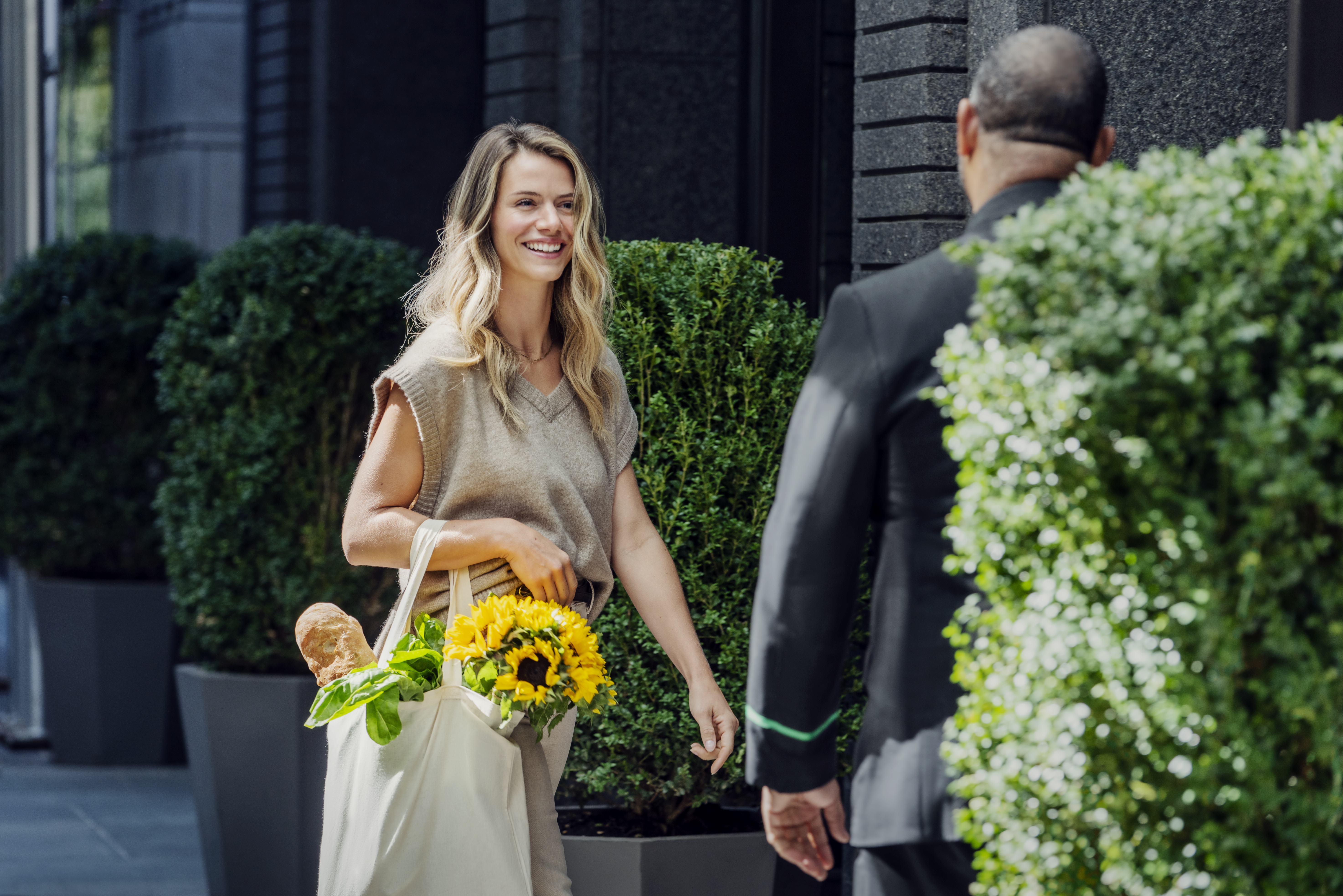 Woman With Flowers